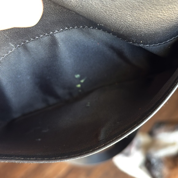 COACH Vintage Travel Zip Waist Pack Belt Bag Crossbody Black Glovetanned Leather - Picture 7 of 13